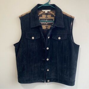 Pendleton Black and Tan Vest